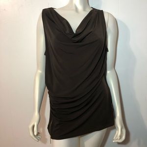 Michael kors brown blouse